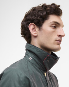 Giacca cerata Transport Paul Smith loves Barbour Dark Slate