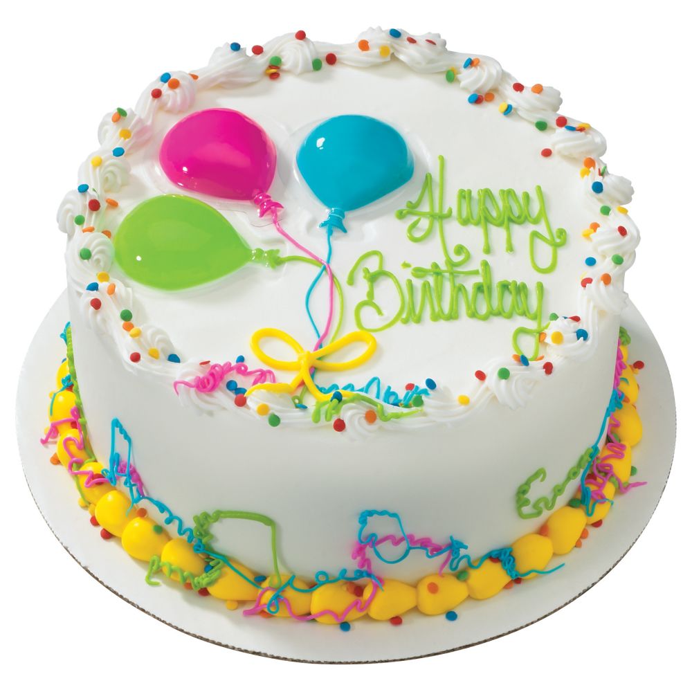 Image Cake Neon Balloons