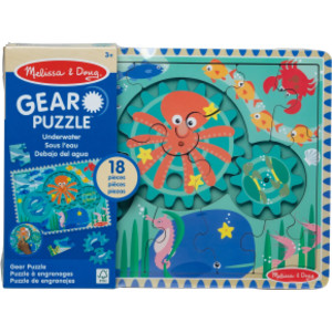 Underwater Wooden Gear Puzzle