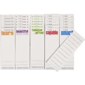 Page Keepers Bookmarks, Self-Esteem Booster Set, 6 Each of 5 Titles, Set of 30