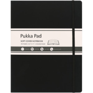 Pukka Soft Cover Lettersize College Ruled - Black
