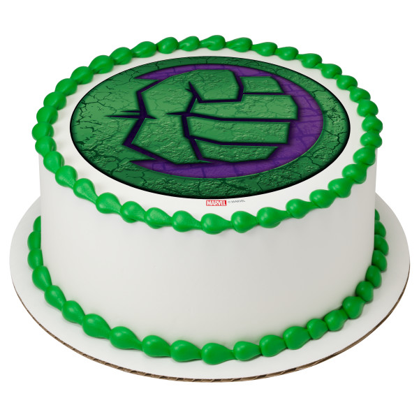 MARVEL Avengers Hulk Icon PhotoCake® Edible Image®