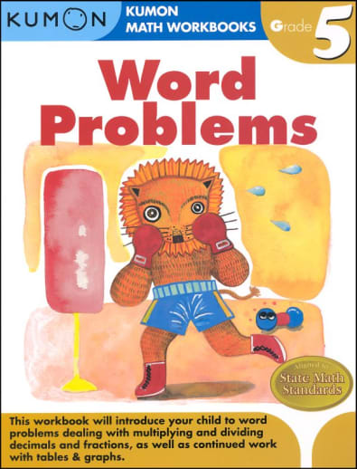 Kumon Word Problems Workbook - Grade 5