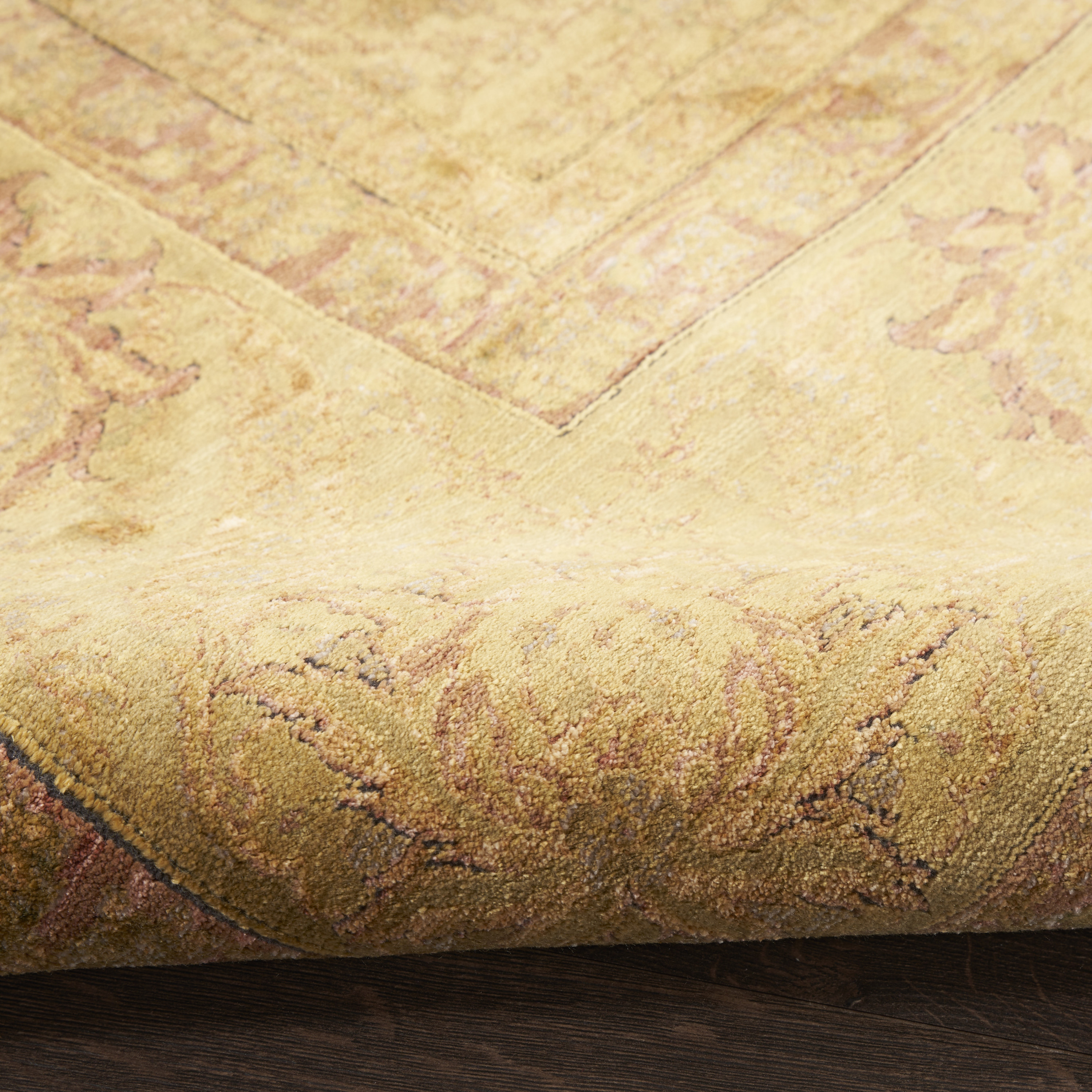 Nourison Luxurious 2' x 3' Gold Vintage Indoor Rug