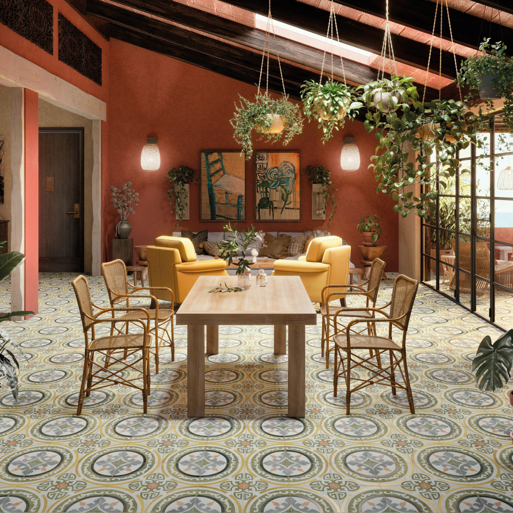 Kings Barna Gracia 17-5/8 in. x 17-5/8 in. Ceramic Floor and Wall Tile