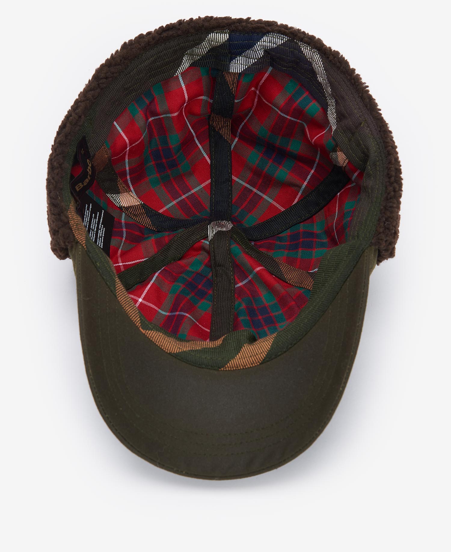 Cappello cerato in stile aviatore – Barbour x Baracuta image number 3