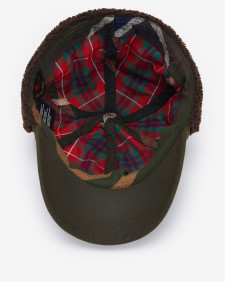 Cappello cerato in stile aviatore – Barbour x Baracuta 