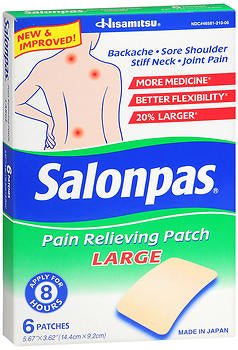 Salonpas® Topical Pain Relief Camphor and Menthol Patches