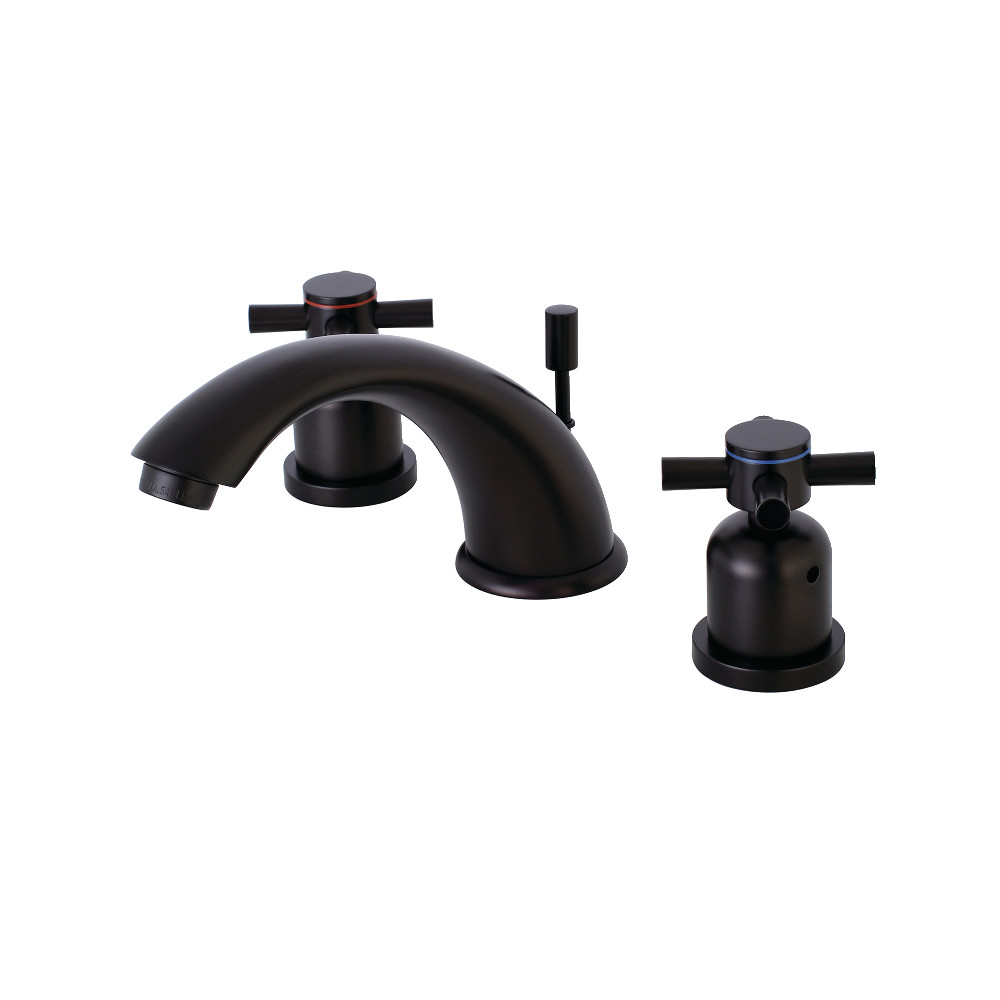 Widespread Bathroom Faucet with Pop-Up Drain, Oil Rubbed Bronze with 4 Finish Options