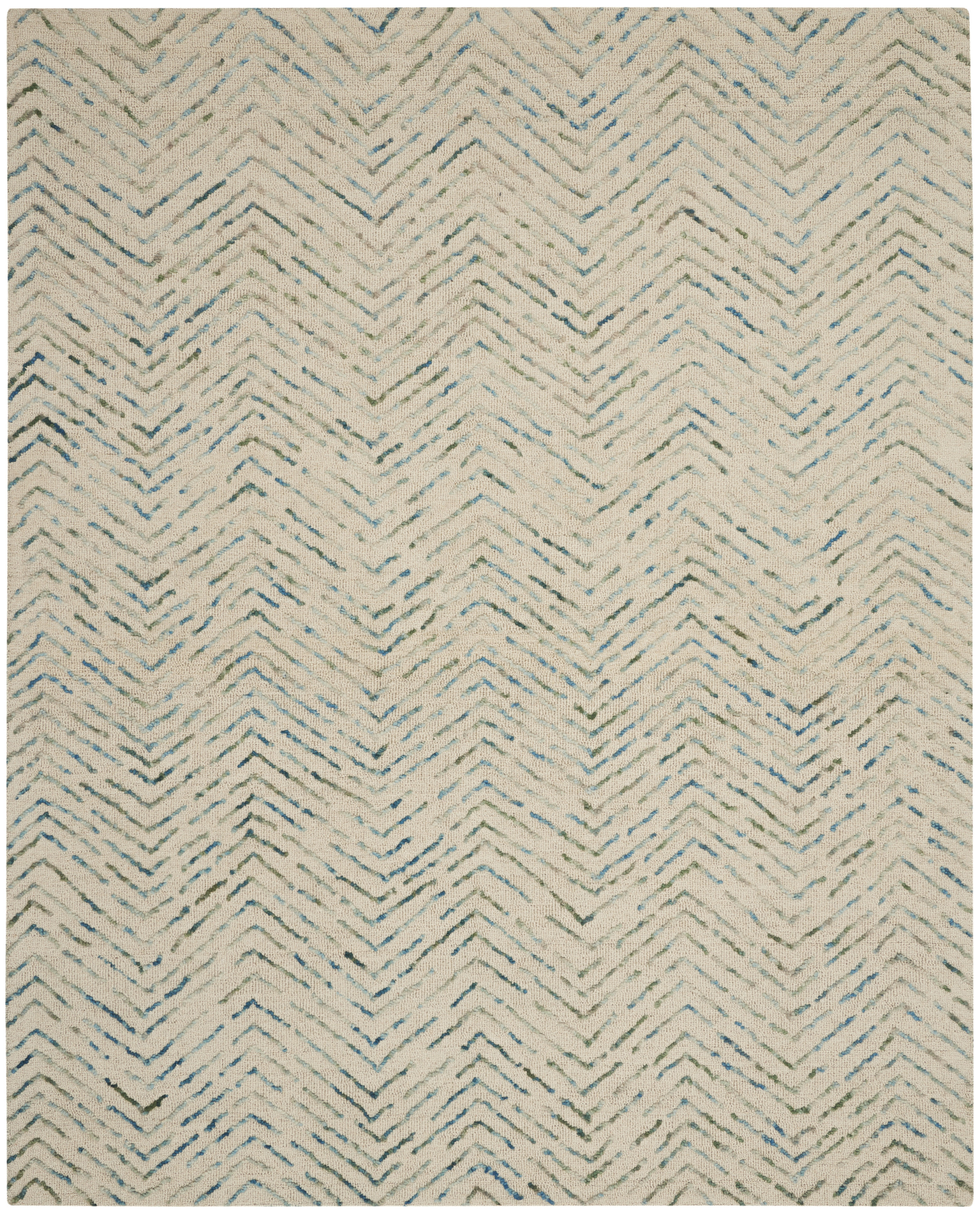 Nourison Colorado 8'3" x 11'6" Ivory Green Modern Indoor Rug
