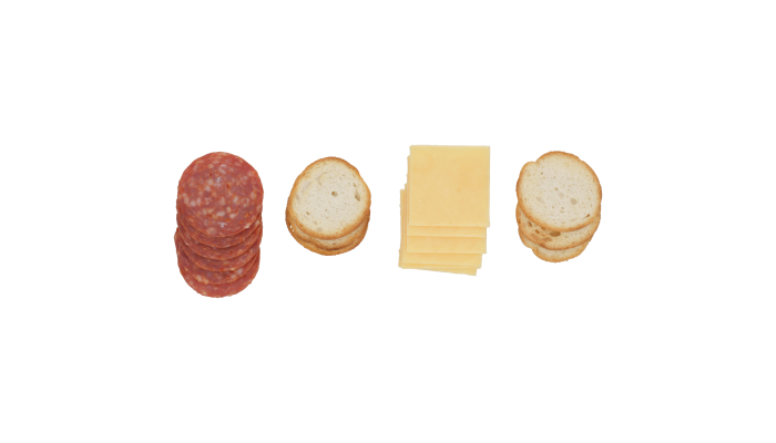 Hillshire® Snacking Small Plates, Hot Calabrese Salame Deli Lunch Meat with Gouda Cheese, 2.76 oz_image_1