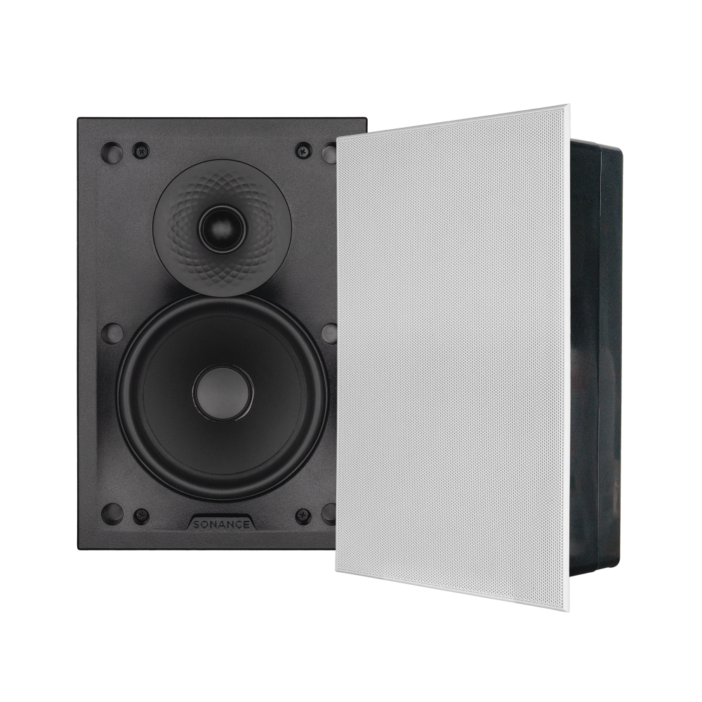 VXXT6 OUTDOOR EXTREME 6" RECTANGLE IN-WALL SPEAKER W/ WHITE MICRO TRIM GRILLE (1 PAIR)