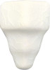 Delray White Caps Chair Molding End Cap for 6″ Molding Crackle