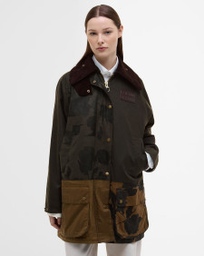 Barbour x ERDEM Wachsjacke Beauflower 