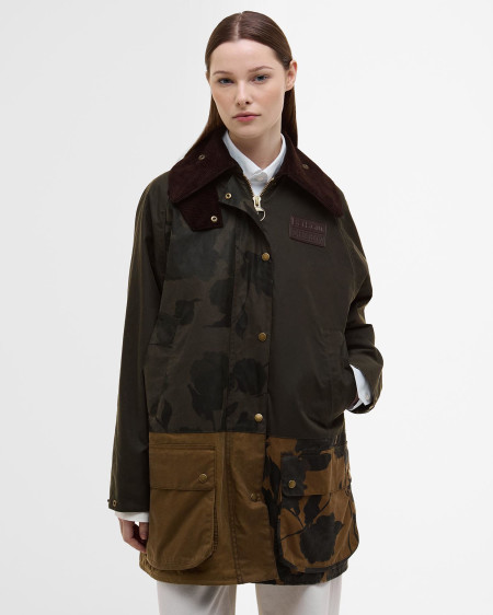 Barbour x ERDEM Wachsjacke Beauflower