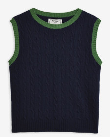 Barbour The Edit by Alexa Sammie Sweater Vest Nero Navy
