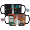 Little Monsters 15 ounce Coffee Mug and Spoon, Frankenstein and Friends