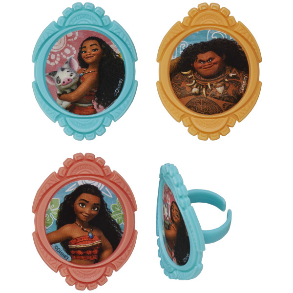 Moana Voyagers Cupcake Rings