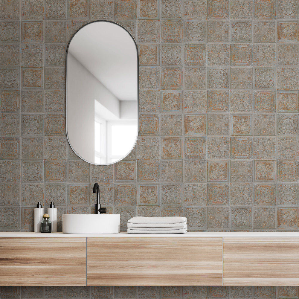 Sample – Fitz Charcoal Ceramic Wall Tile