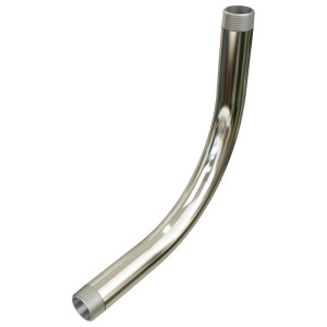Conduit Elbow, Galvanized, Stainless Steel, 90 ° Bend Radius, 3/4 in.