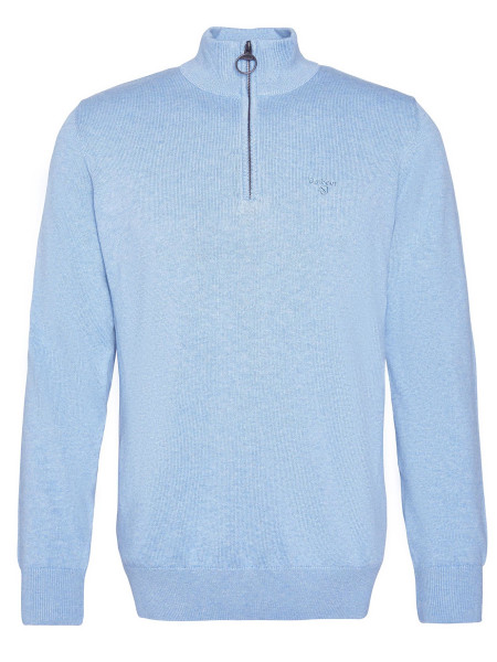 Felpa in cotone con mezza zip Felpa in cotone con mezza zip