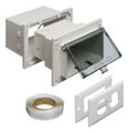 INBOX® DB Series Low Profile Electrical Box Kit Plastic 1-Gang Vertical Clear/White 7.186 H x 4.934 W x 5.283 D in.