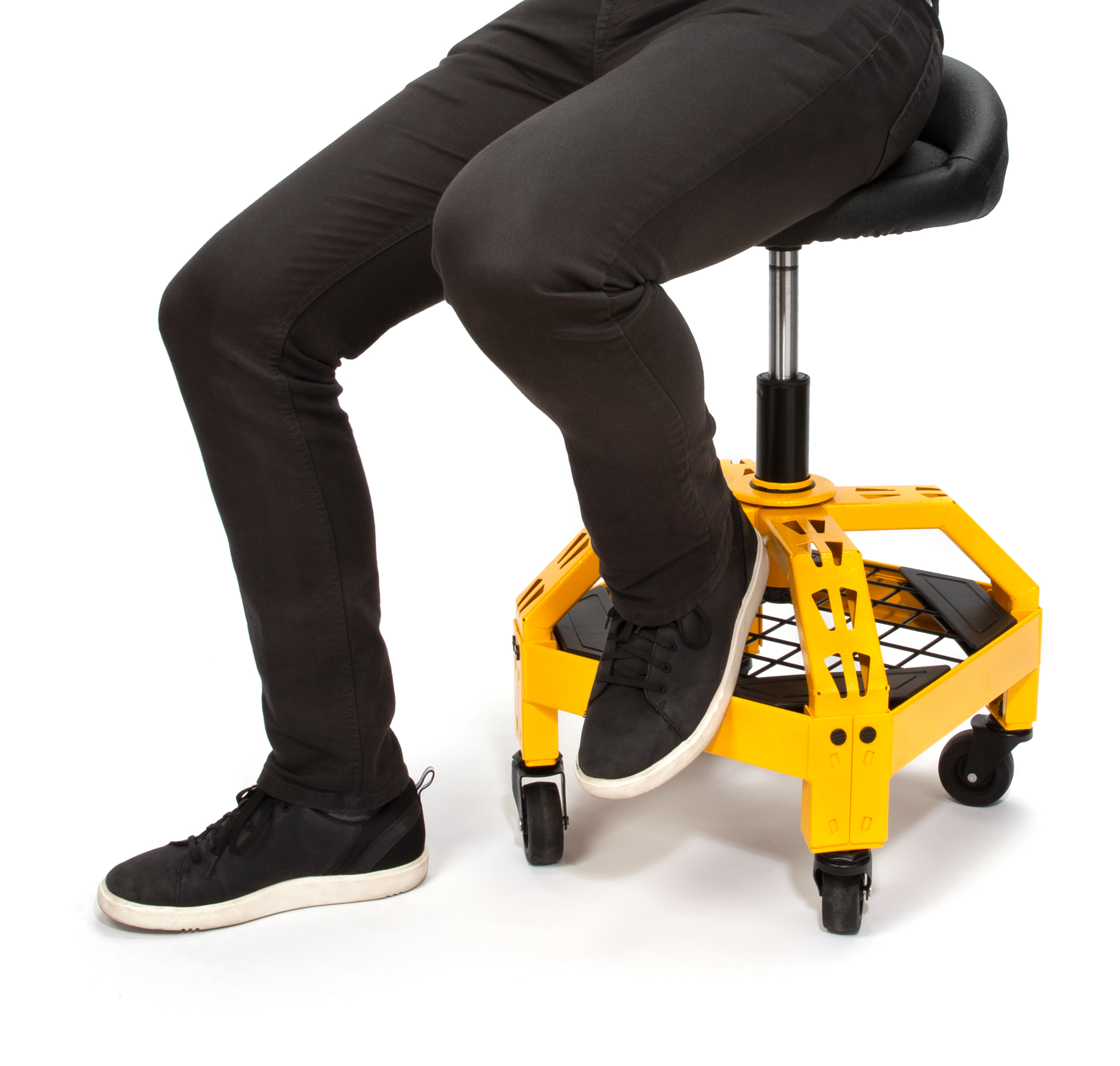 Dewalt Adjustable Shop Garage Stool with Rolling Casters DXSTAH025 eBay