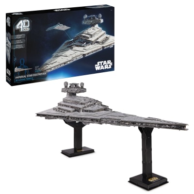 4D Build, Star Wars Deluxe Imperial Star Destroyer 3D Model Kit, Star Wars Collectibles & Desk Decor, Adult Puzzle, Building Toys, 278 Pieces, 3D Puzzles, Gift Ideas for Ages 12 & Up