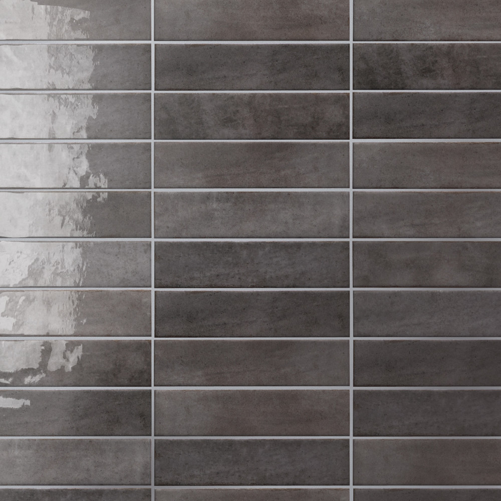 Tribeca Studio Basalt 2-3/8 in. x 9-5/8 in. Porcelain Wall Tile