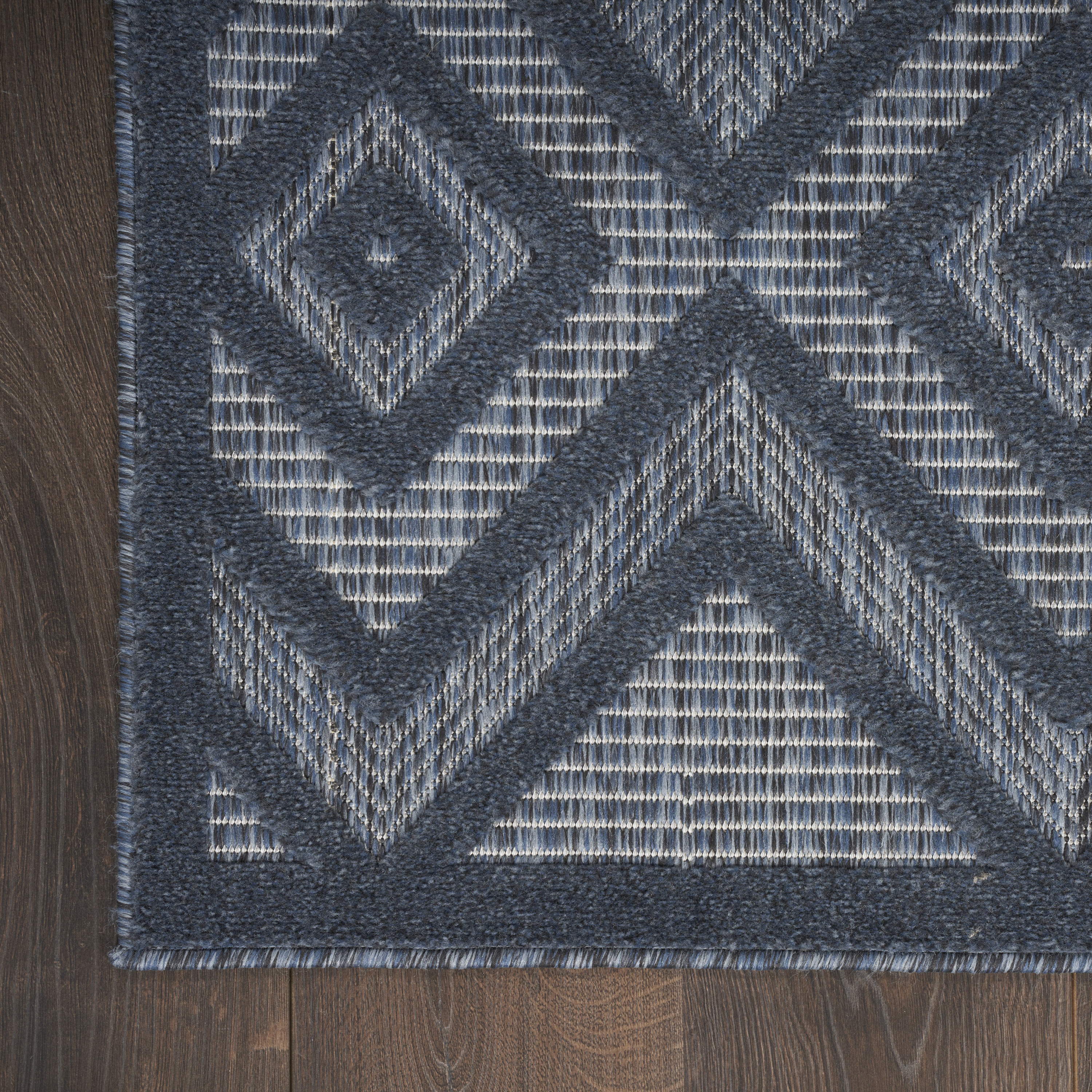 Nourison Versatile 7' x 10' Navy Blue Modern Rug
