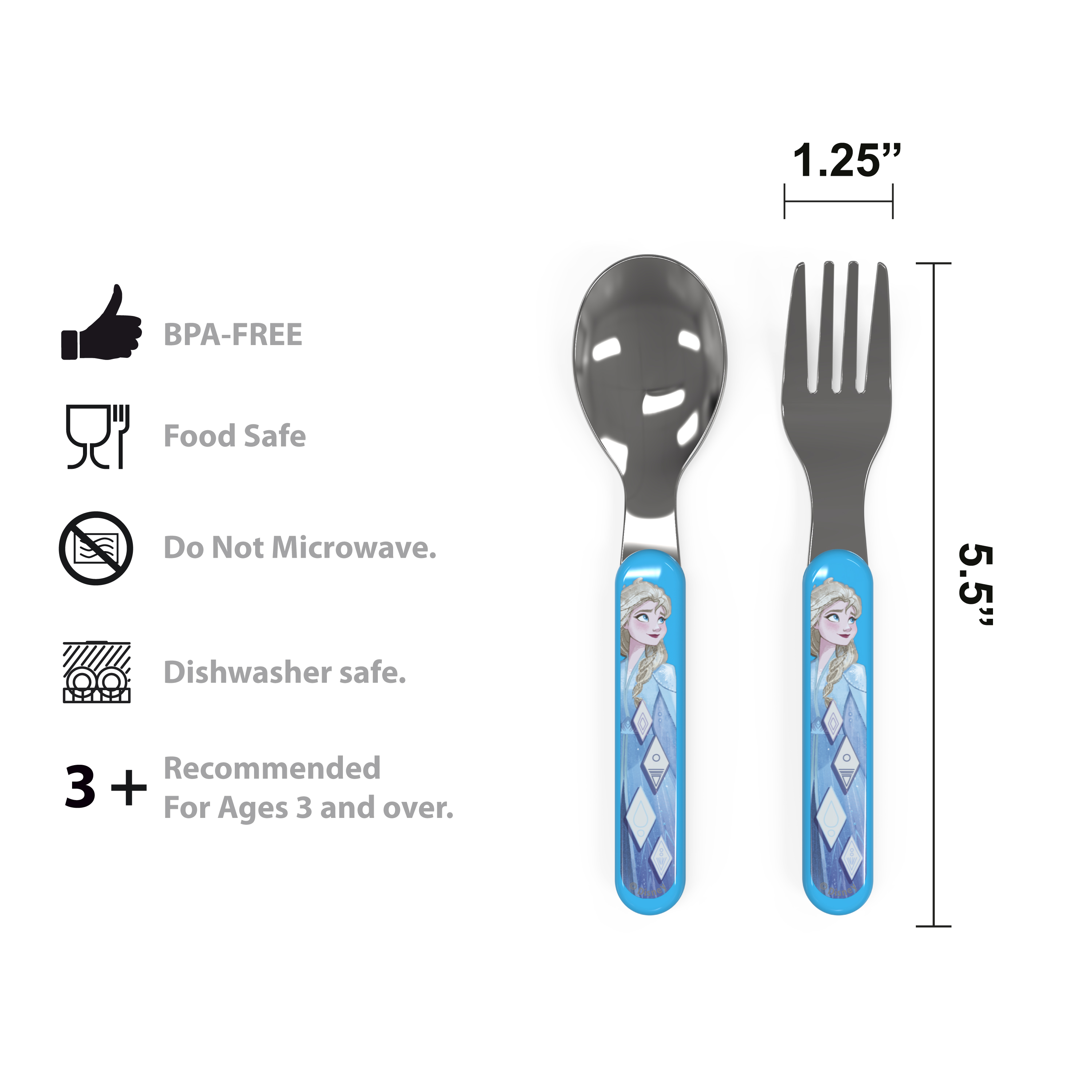 Disney Frozen 2 Movie Dinnerware Set, Anna and Elsa, 5-piece set slideshow image 6 Disney Frozen 2 Movie Dinnerware Set, Anna and Elsa, 5-piece set slideshow image 6