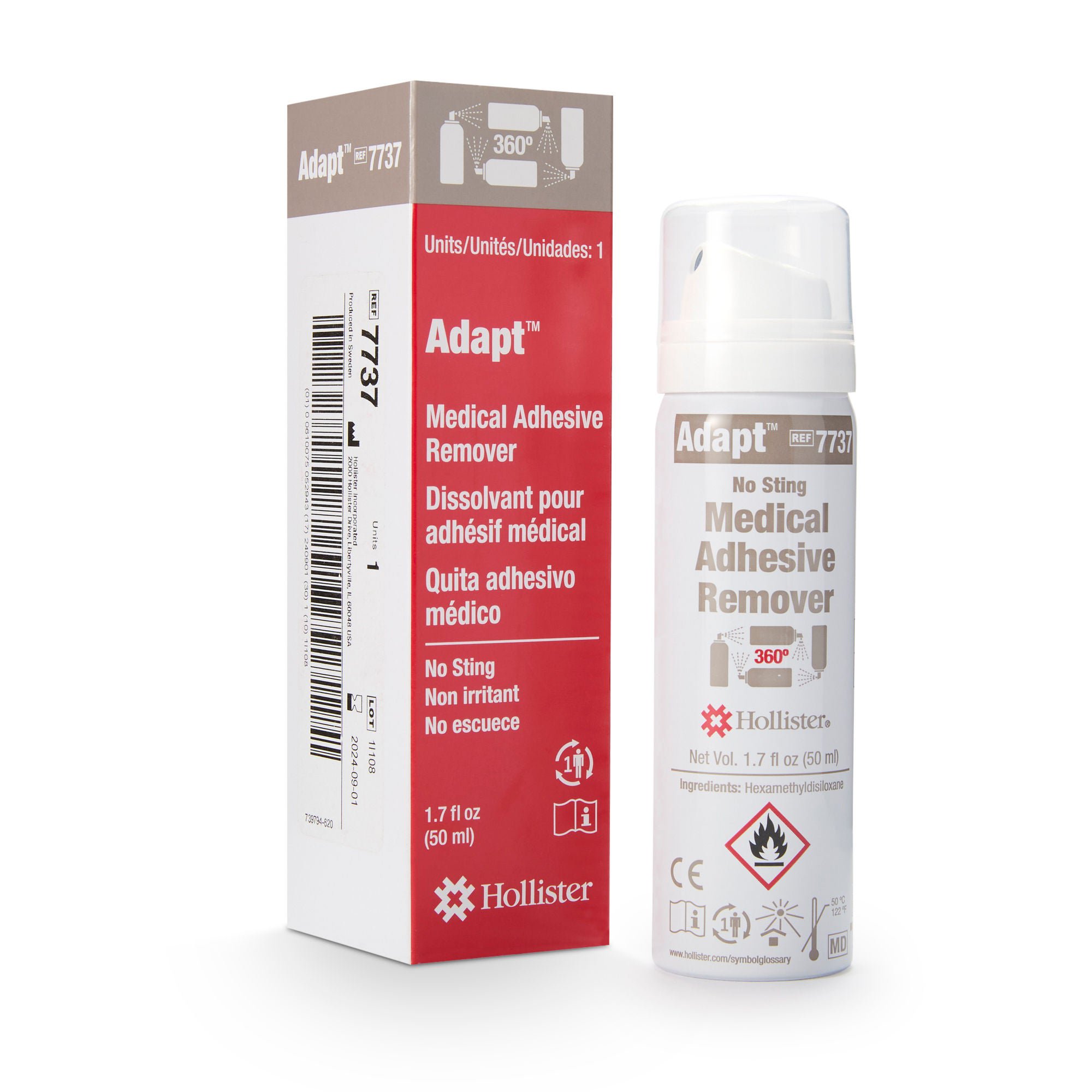 Adapt Adhesive Remover, 1.7 ounce Spray Can