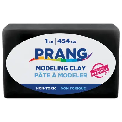 Prang Modeling Clay, Black, 1 Lb.