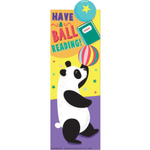 Panda Have a Ball Reading Bookmarks, Pack of 36