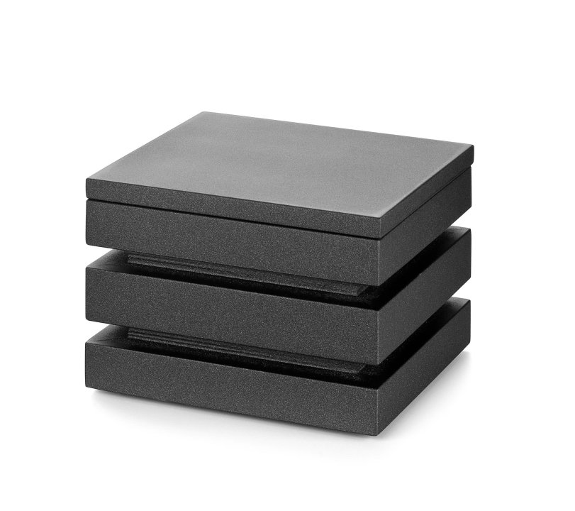 Cubic Display support cubes and lid in black