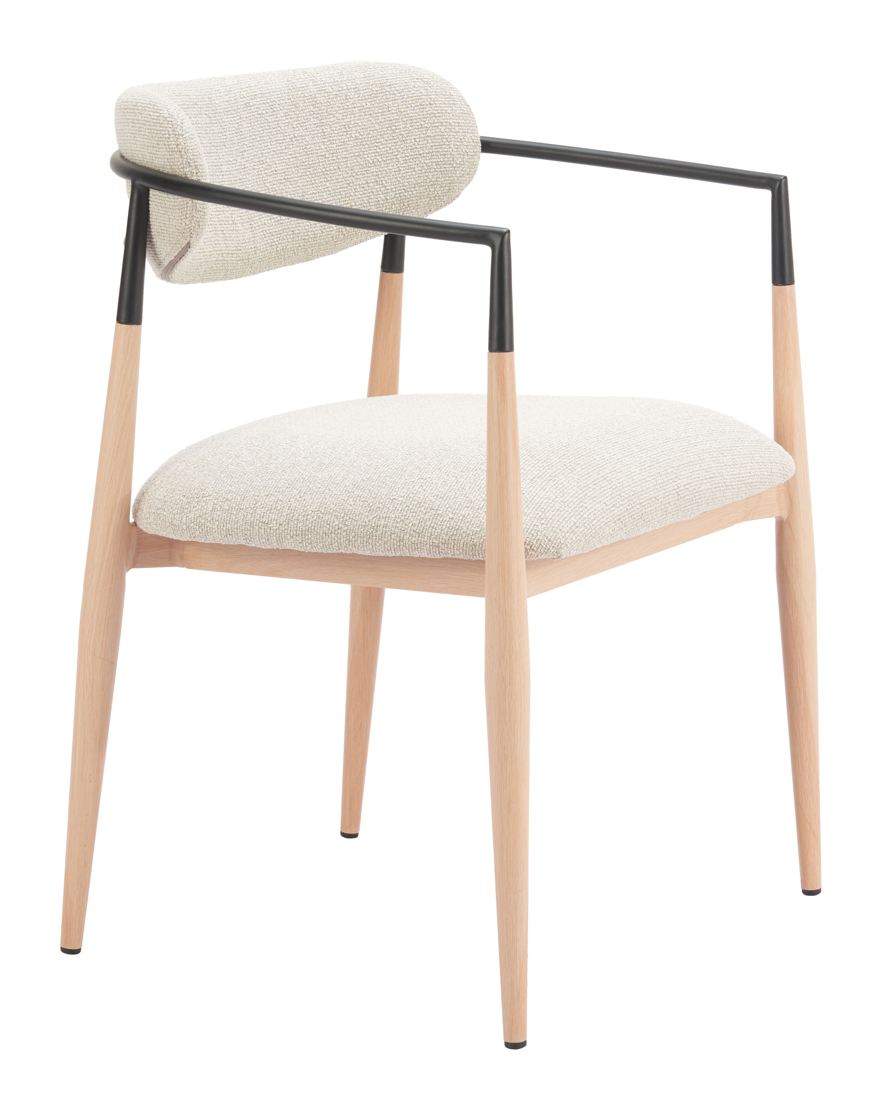 Equinox Dining Chair Oyster Gray & Natural product image