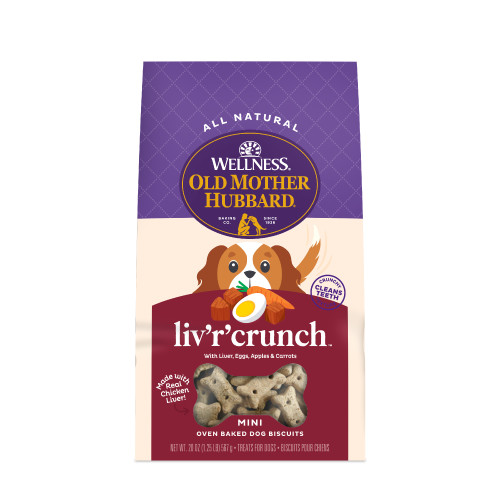 Old Mother Hubbard Classic Liv’R’Crunch Front packaging