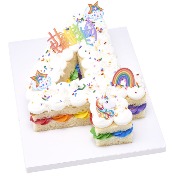 Rainbow Unicorn Assortment Cupcake Rings