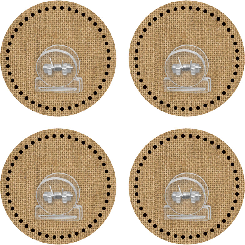 Clingy Thingies® Clips, Burlap Design