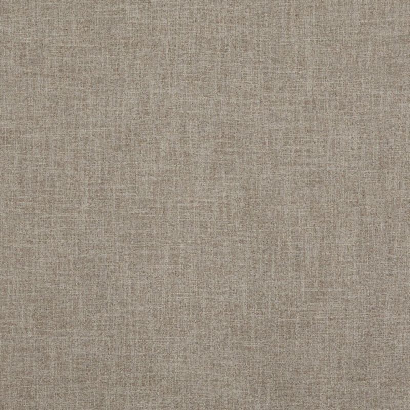 Beige woven fabric with visible crosshatched threads; it covers the entire frame, presenting a flat, subtly textured surface in neutral tones, softly lit and resembling upholstery or wallpaper.