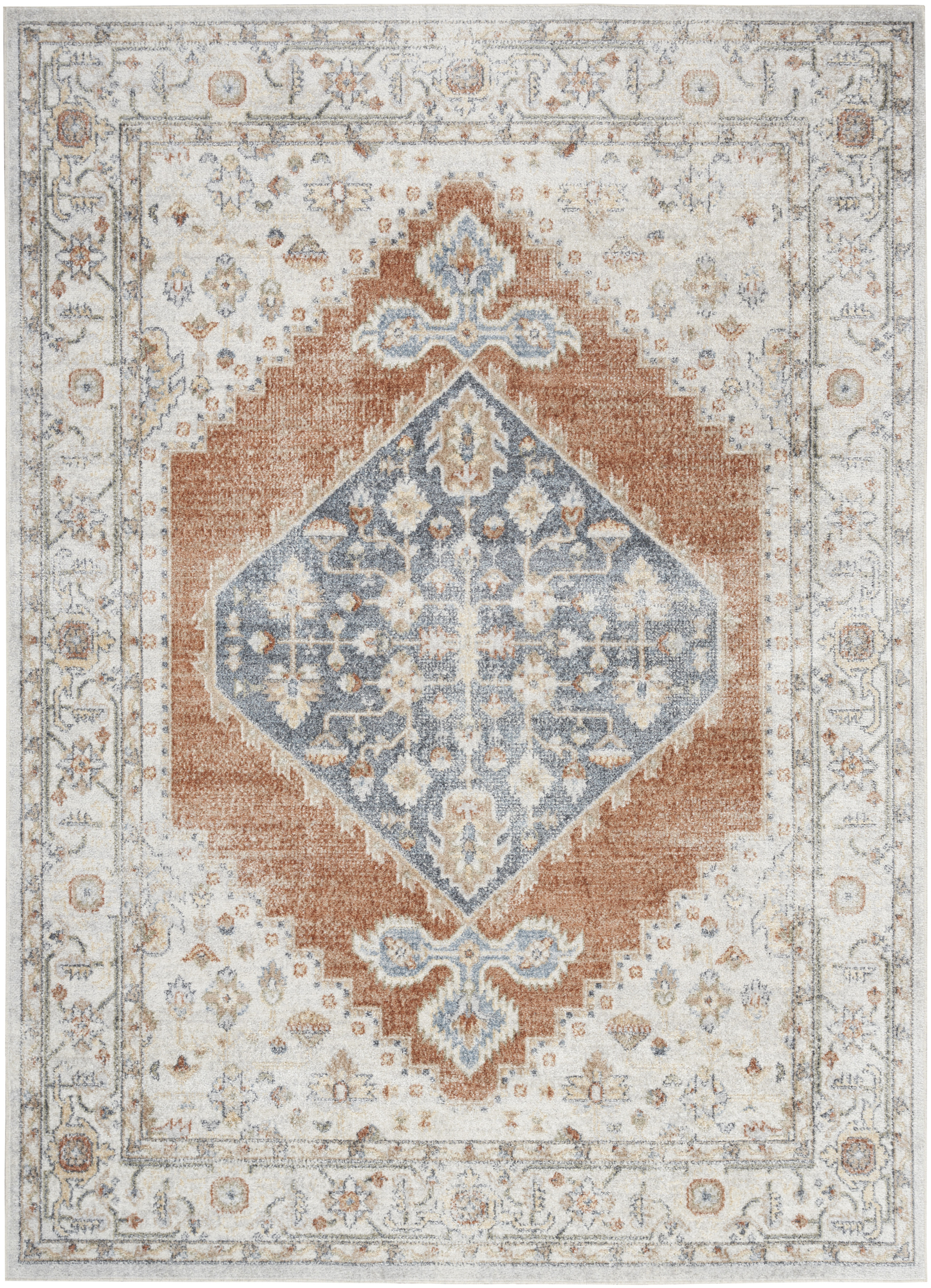 79.00" x 108.00" x .25" Astra Machine Washable Turkey N1682