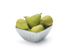1 ⅘-quart square fluted double-wall stainless steel serving bowl
