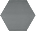 Gemstone Dark Gray 6×7 Hexagon Field Tile Glossy