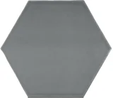 Teramoda Charcoal 6×7 Hexagon Field Tile Glossy