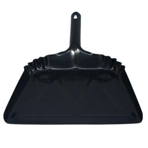 Impact, Black, 12", Dust Pan
