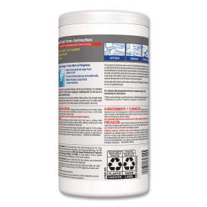 Clorox,  CloroxPro ScreenPlus Sanitizing Wipes, 6 x 8, Citrus Blend,  75 Wipes/Container