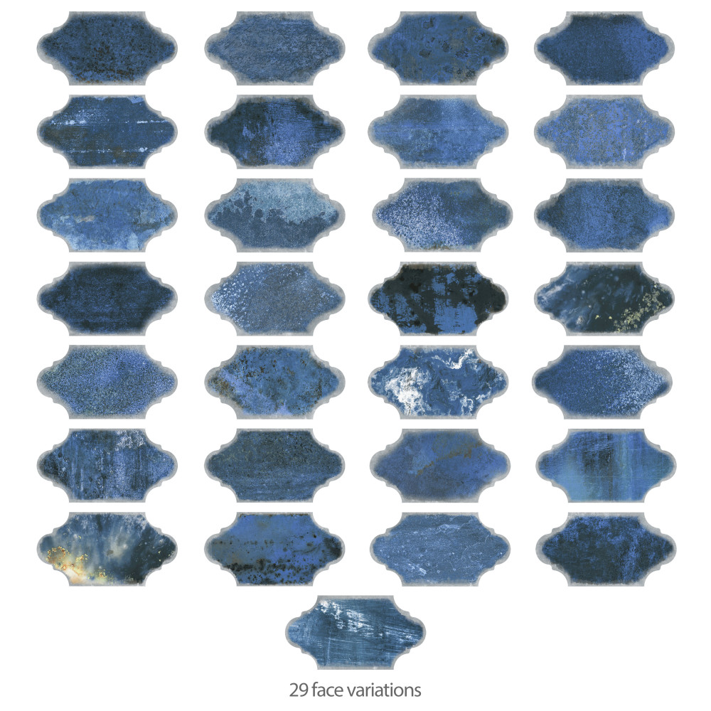 Sample – Dorne Provenzal Blue Porcelain Floor and Wall Tile