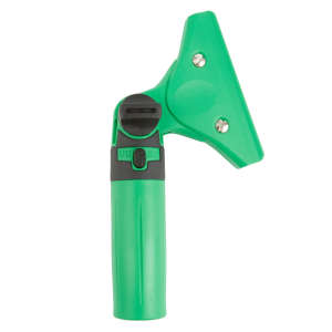 Unger, ErgoTec® SwivelLoc Straight, Squeegee Handle, 4.5", Plastic, Green