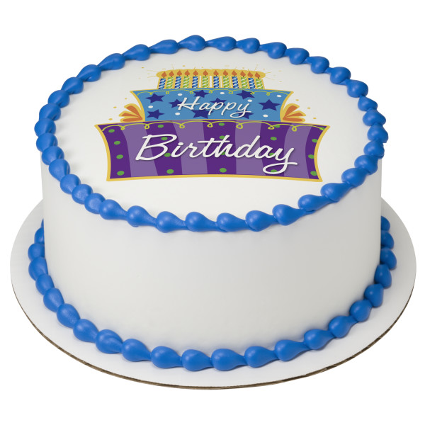 Birthday Cake PhotoCake® Edible Image®