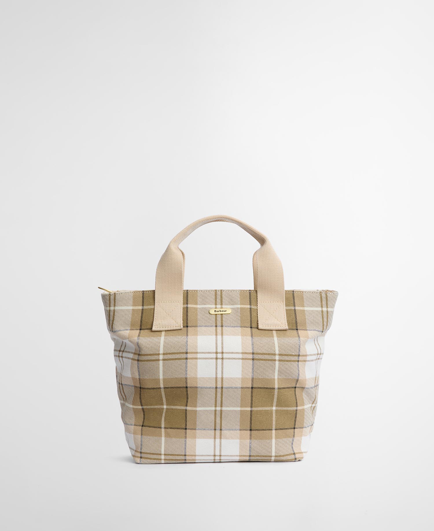Borsa tote Maisy in tartan image number 0